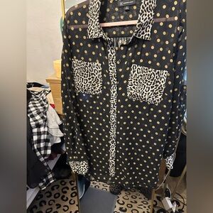 INC plus size dress top